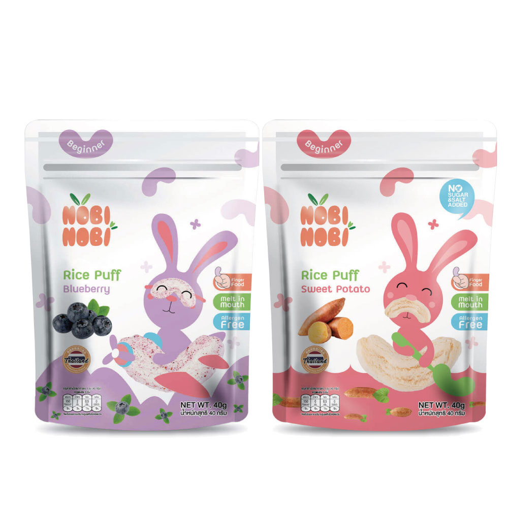 【NOBI NOBI】娜比 彎彎米菓(40g) 6M+