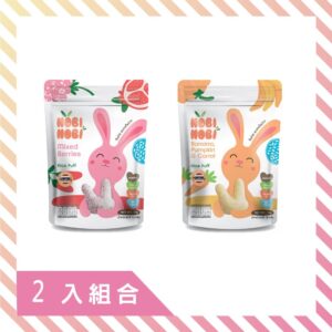 (豆媽)【NOBI NOBI】娜比 兔兔小米菓(2入組)