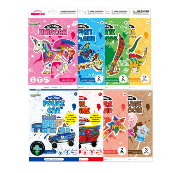 (組合品)【Colorloon】 3D造型手繪紙氣球 盒裝