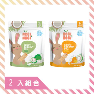 **新品** (豆媽)【NOBI NOBI】娜比 脆脆椰香捲 (2入組)